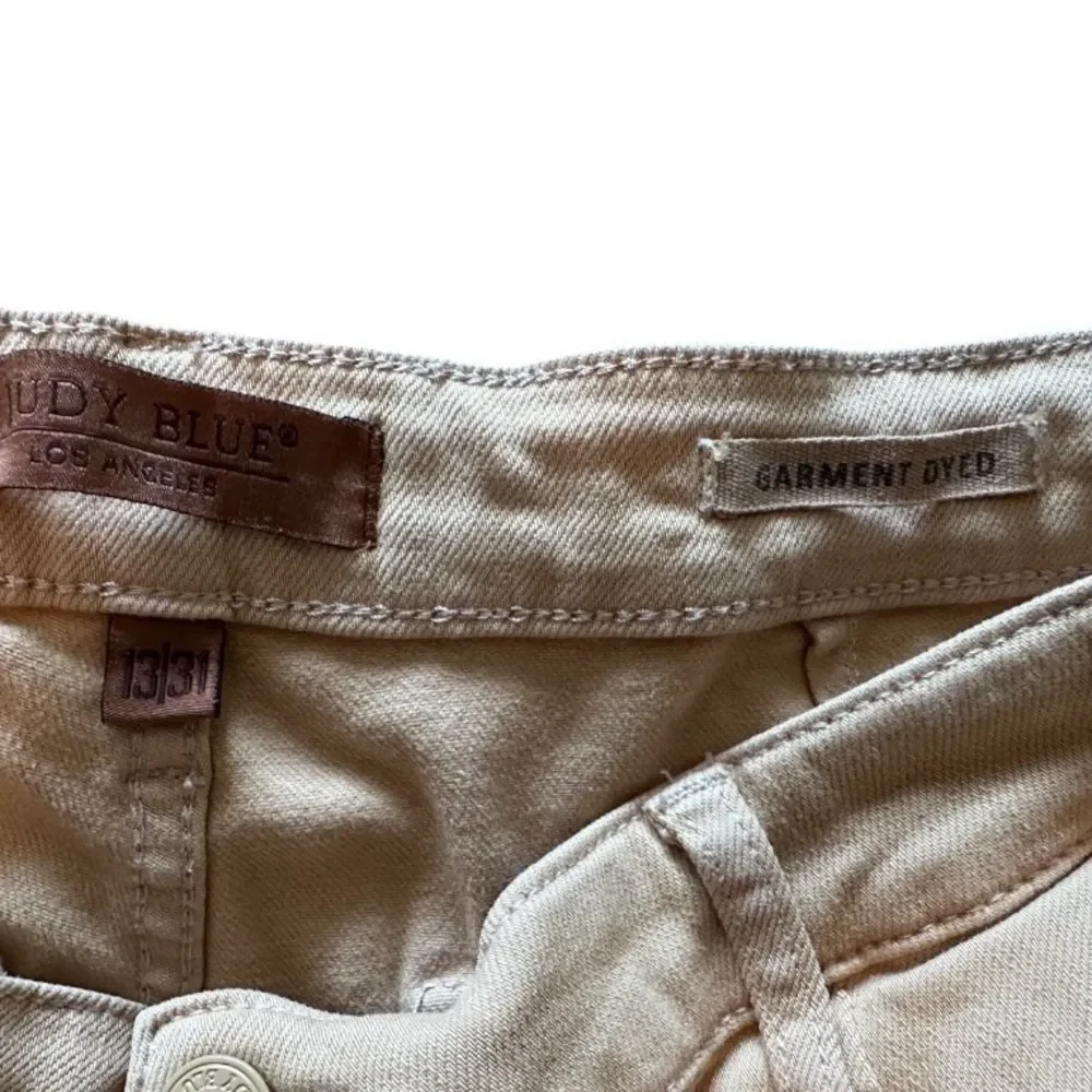 Judy Blue Y2K Khaki Cargo Straight Leg Stretchy‎ Cotton Pants 18W - Picture 8 of 8